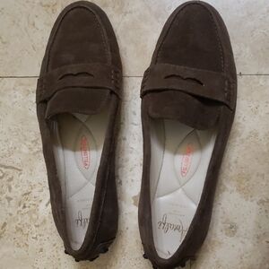 Amalfi Women's Brown Suede Loafers